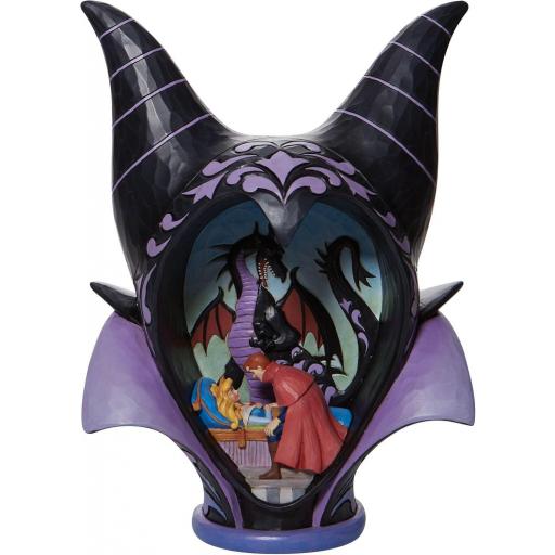 Figura La Bella Durmiente Maléfica Diorama Disney Enesco 28 cm