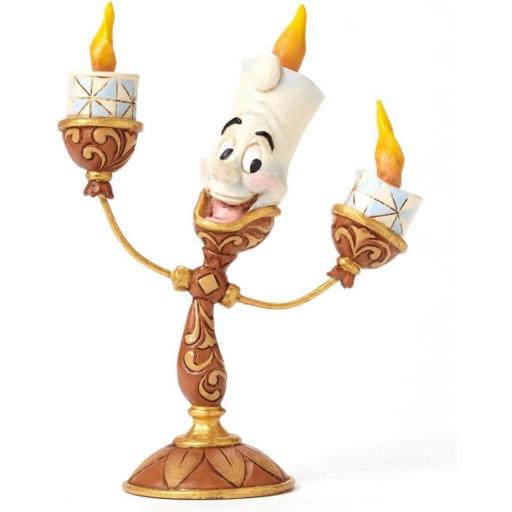 Figura La Bella y la Bestia Lumiere Disney Enesco 12 cm