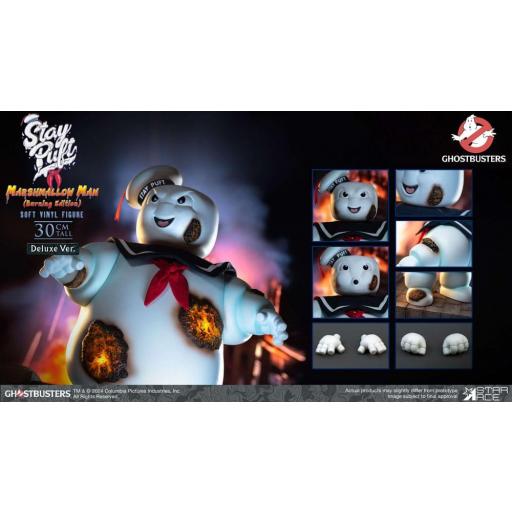 Figura Los Cazafantasmas Marshmallow Man Burnign Edition Deluxe Version 30 cm [7]