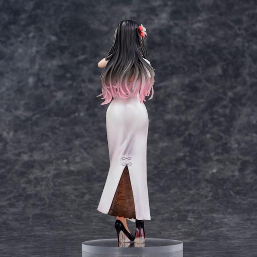 Figura Mai Okuma Illustration Healing-Type White Chinese Dress Lady 26 cm [7]