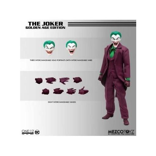 Figura Marvel DC Comics Batman Joker Golden Age Edition Mezco Toyz 17 cm [7]