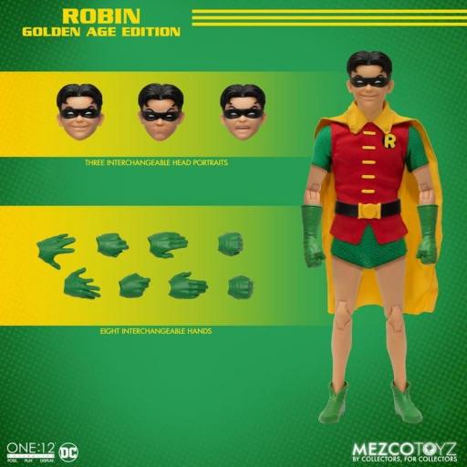 Figura Marvel DC Comics Batman Robin Golden Age Edition Mezco Toyz 16 cm [4]