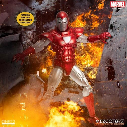 Figura Marvel Iron Man Silver Centurion Edition Mezco Toyz 16 cm [4]