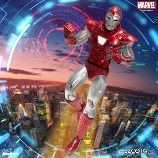 Figura Marvel Iron Man Silver Centurion Edition Mezco Toyz 16 cm [5]