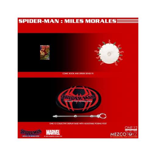 Figura Marvel Spider-Man Miles Morales Mezco Toyz 17 cm [5]