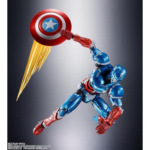 Figura Marvel Tech-On Avengers Captain America S.H. Figuarts 16 cm [5]