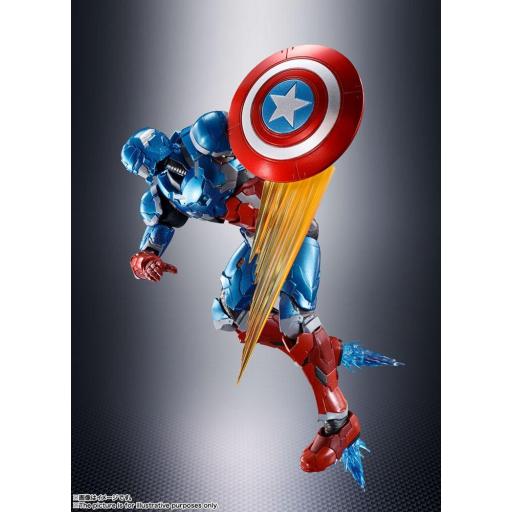 Figura Marvel Tech-On Avengers Captain America S.H. Figuarts 16 cm [6]