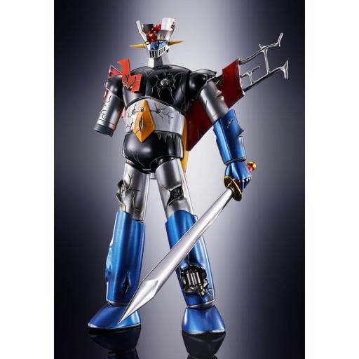 Figura Mazinger Z Great Mazinger Soul of Chogokin GX-105D Kakumei Shinka Damage Ver. 17 cm