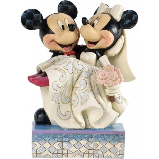 Figura Mickey & Minnie Boda Jim Shore Disney Enesco 16 cm [0]