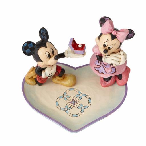 Figura Mickey & Minnie Pedida de Mano Disney Enesco 15 cm [2]