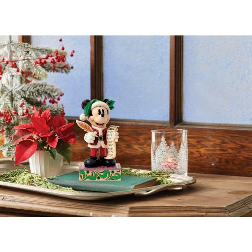 Figura Mickey Mouse Santa Jim Shore Disney Enesco 19 cm [6]
