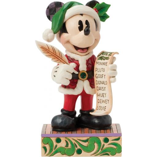 Figura Mickey Mouse Santa Jim Shore Disney Enesco 19 cm [0]