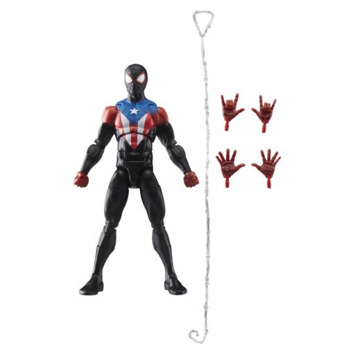Figura Miles Morales Boricua Suit Spider-Man 2  Gamerverse Marvel Legends Hasbro 15 cm [5]