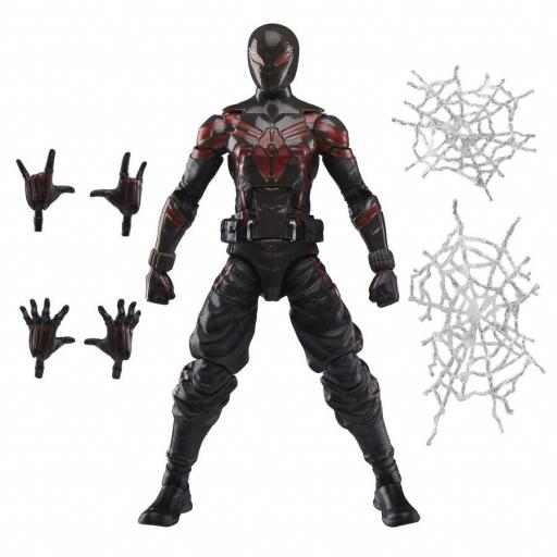 Figura Miles Morales Brooklyn 2099 Suit Spider-Man 2 Gamerverse Marvel Legends Hasbro 15 cm [6]