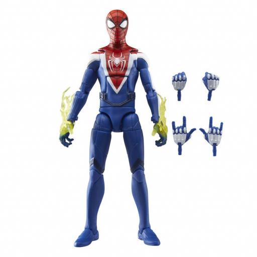 Figura Miles Morales Upgraded Suit Style Spider-Man 2 Gamerverse Marvel Legends Hasbro 15 cm [6]