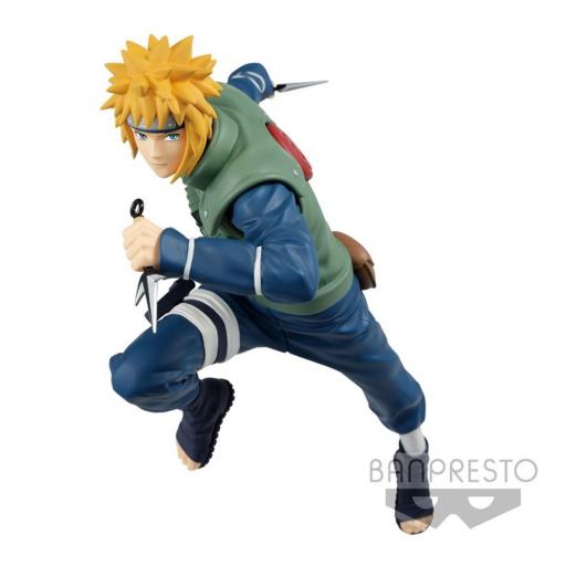 Figura Naruto Shippuden Minato Namikaze Vibration Stars Banpresto 18 cm