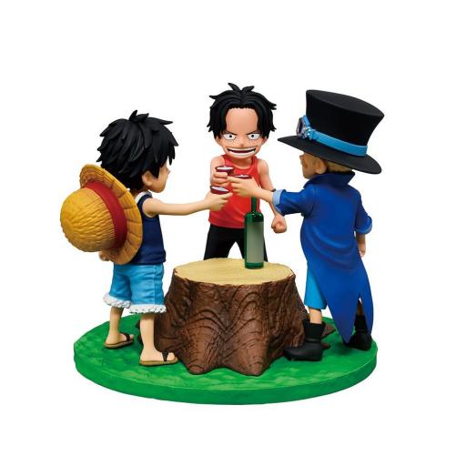 Figura One Piece Ace & Sabo & Luffy Dramatic Memories Ichibansho 10 cm [2]