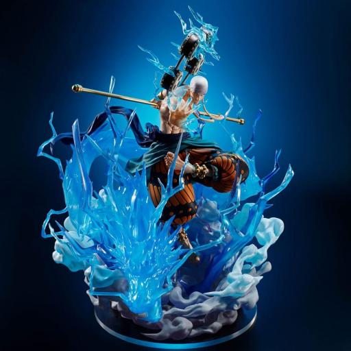 Figura One Piece Battle Enel Sixty Million Volt Lightning Dragon Figuarts Zero 32 cm