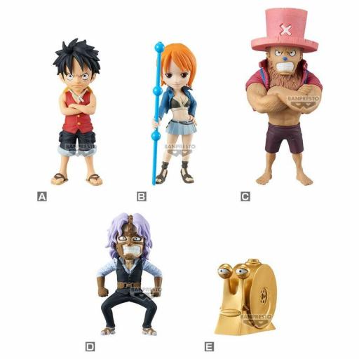 Figura One Piece Enies Lobby 01 WCF Banpresto 7 cm (Unidad Aleatoria)