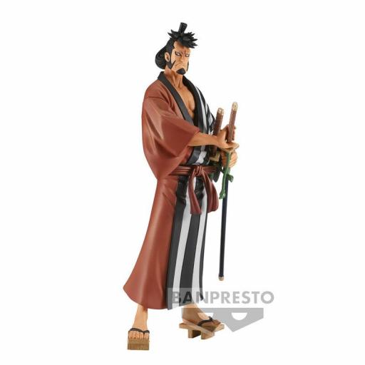 Figura One Piece Kin Emon DXF The Grandline Men Wanokuni Banpresto 17 cm