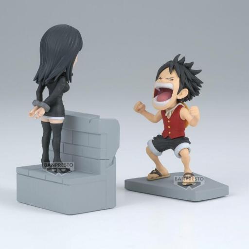 Figura One Piece Luffy & Robin WCF Log Stories Banpresto 10 cm [3]