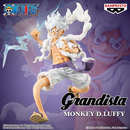 Figura One Piece Monkey D Luffy Gear 5 Grandista Banpresto 25 cm [5]