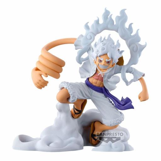 Figura One Piece Monkey D. Luffy Gear 5 Soporte Bolígrafo Banpresto 10 cm [1]