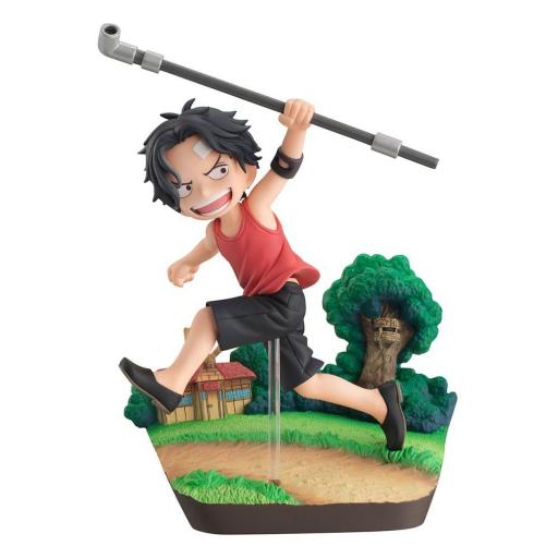 Figura One Piece Portgas D. Ace Run! Run! Run! Serie G.E.M MegaHouse 13 cm