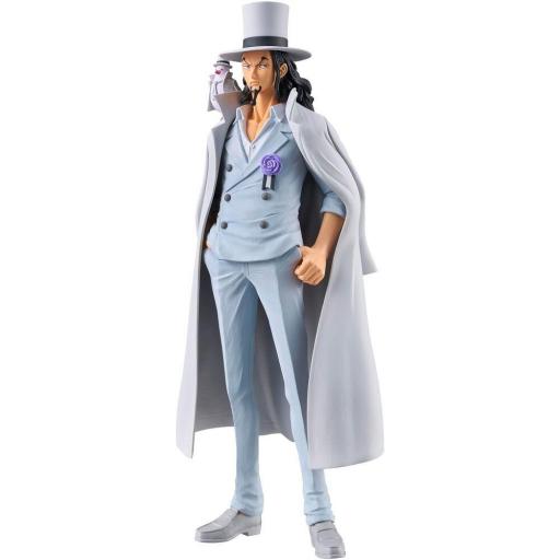 Figura One Piece Rob Lucci DXF The Grandline Series Banpresto 17 cm