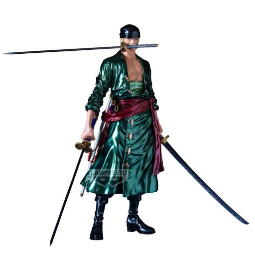 Figura One Piece Roronoa Zoro Premium The Metallic Banpresto 30 cm [1]