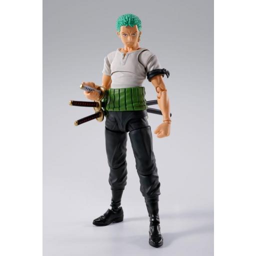Figura One Piece Roronoa Zoro Romance Dawn Ver.S.H. Figuarts 15 cm