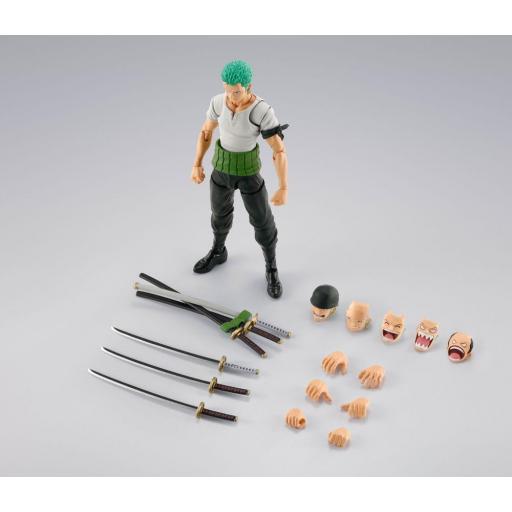 Figura One Piece Roronoa Zoro Romance Dawn Ver.S.H. Figuarts 15 cm [7]