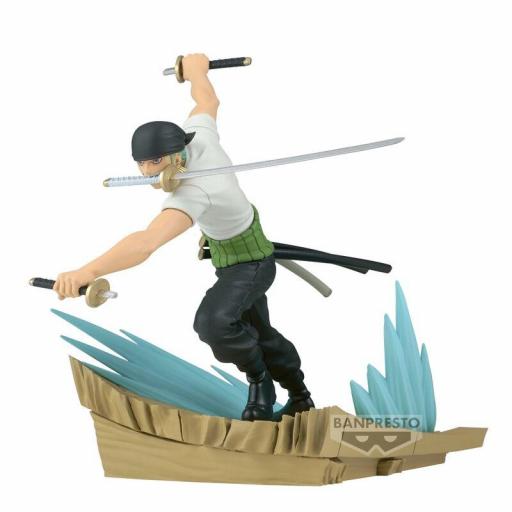 Figura One Piece Roronoa Zoro Senkozekkei Banpresto 11 cm