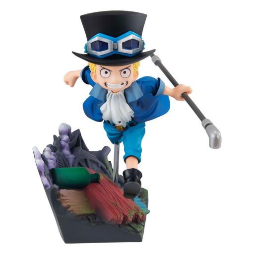 Figura One Piece Sabo Run! Run! Run! Serie G.E.M MegaHouse 13 cm