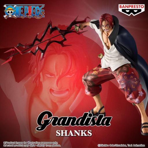 Figura One Piece Shanks Grandista Banpresto 22 cm [0]
