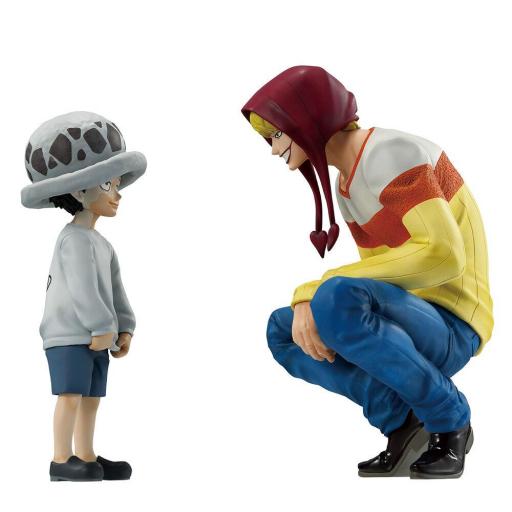 Figura One Piece Trafalgar Law & Corazon The Unbreakable Law Ichibansho 13 cm