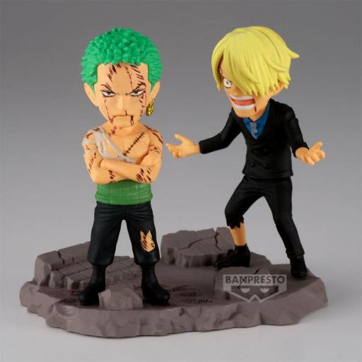 Figura One Piece Zoro & Sanji Log Stories Banpresto 8 cm [1]