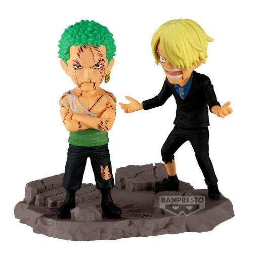 Figura One Piece Zoro & Sanji Log Stories Banpresto 8 cm