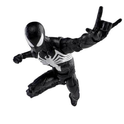 Figura Peter Parker Black Suit Spider-Man 2 Gameverse Marvel Legends Hasbro 15 cm [3]