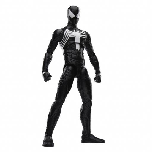 Figura Peter Parker Black Suit Spider-Man 2 Gameverse Marvel Legends Hasbro 15 cm [6]