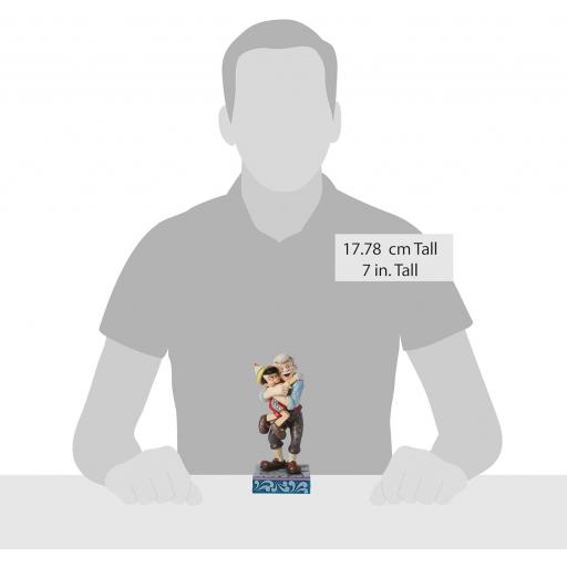 Figura Pinocho y Gepetto Disney Enesco 18 cm [4]