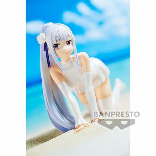Figura Re:Zero Emilia Celestial Vivi Maid Style Ver. Banpresto 13 cm [1]