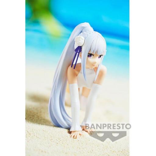 Figura Re:Zero Emilia Celestial Vivi Maid Style Ver. Banpresto 13 cm [3]