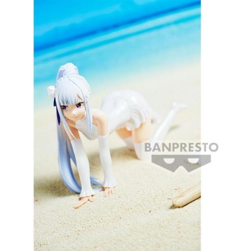 Figura Re:Zero Emilia Celestial Vivi Maid Style Ver. Banpresto 13 cm [4]