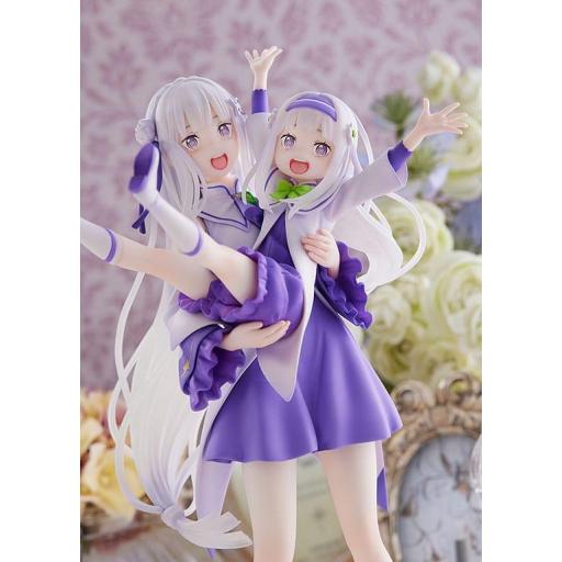 Figura ReZero Ram & Childhood Emilia Sega 24 cm  [2]