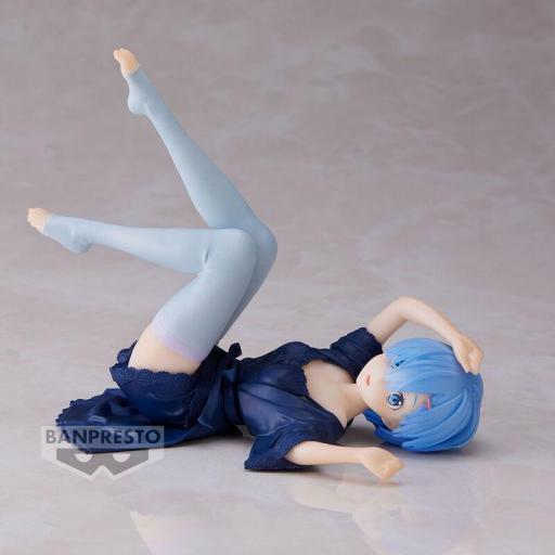 Figura Re:Zero Rem Dressing Gown Relax Time Banpresto 10 cm [1]