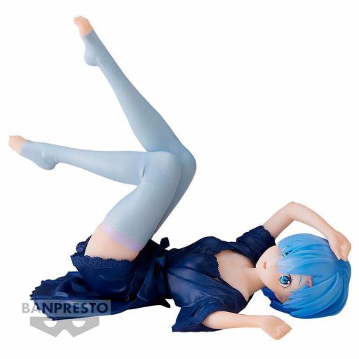 Figura Re:Zero Rem Dressing Gown Relax Time Banpresto 10 cm