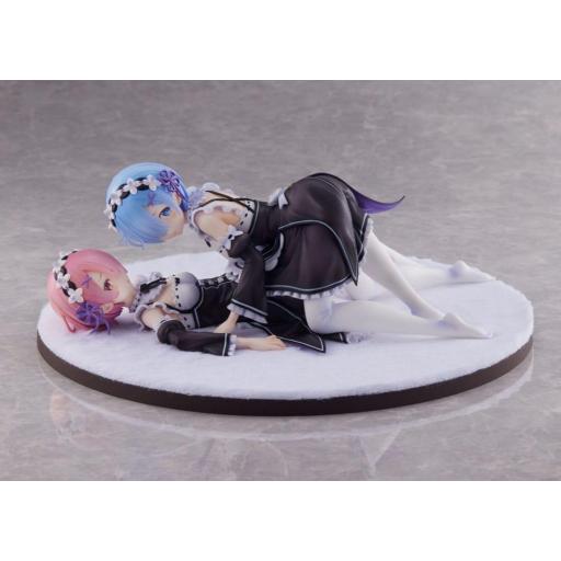 Figura Re:Zero Starting Life in Another World Ram & Rem Furyu 9 cm [3]