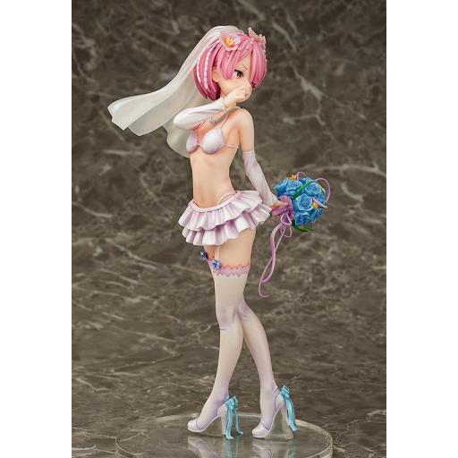 Figura Re:Zero Starting Life in Another World Ram Wedding Ver. 22 cm [3]