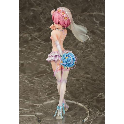 Figura Re:Zero Starting Life in Another World Ram Wedding Ver. 22 cm [4]